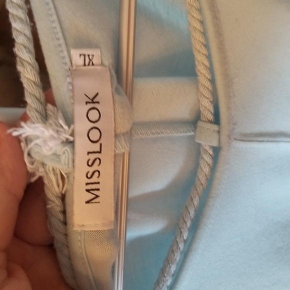 Misslook Pastel Blue Tee XL - Picture 2 of 5